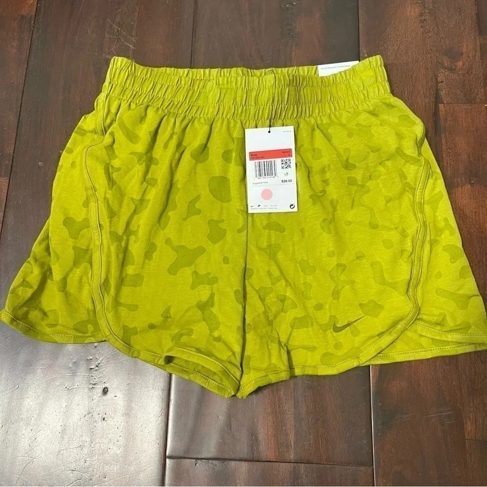 Nike Girls' Dri-FIT Breezy High-Waisted Training Shorts (FB1095) Size Large